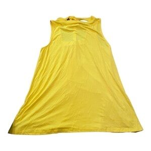 Loveappella Yellow Flowy Tank Top